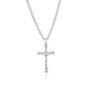 Stainless Steel, Cross Neckalce