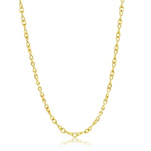 Sterling Silver Infinity Chain - Gold Plated