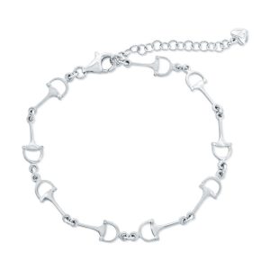 Sterling Silver, Link Designed Bracelet